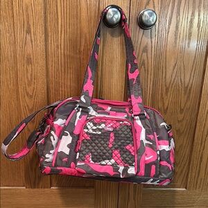 Lug Camouflage Pink and Gray Travel / Gym Bag